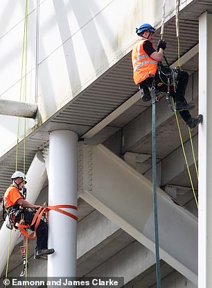 It comes less than 24 hours after the 114-year-old stadium suffered a major leak during Man United's Premier League clash with Arsenal