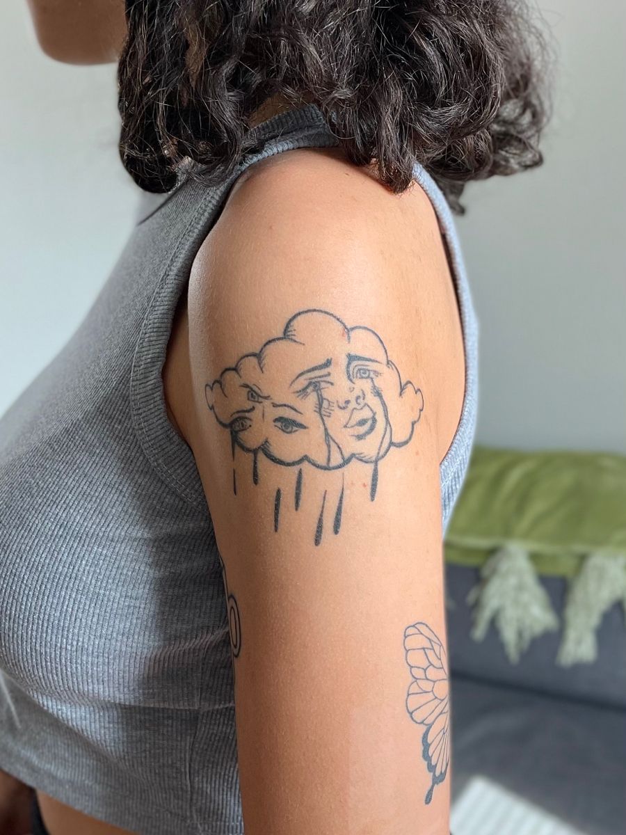 cloud tattoo ️