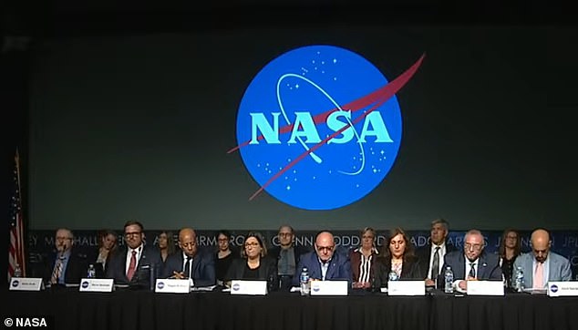 NASA's study group of 16 experts ranging from physicists to astronauts was formed last June to examine unclassified UFO sightings and from civilian government and commercial sectors