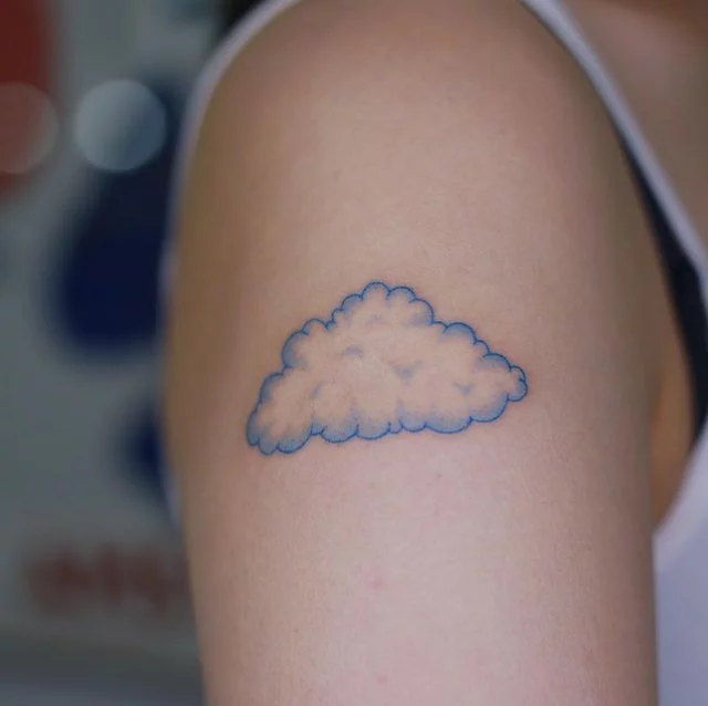 60 Best Cloud Tattoo Ideas from Dark and Thundering to Bright and Hopeful