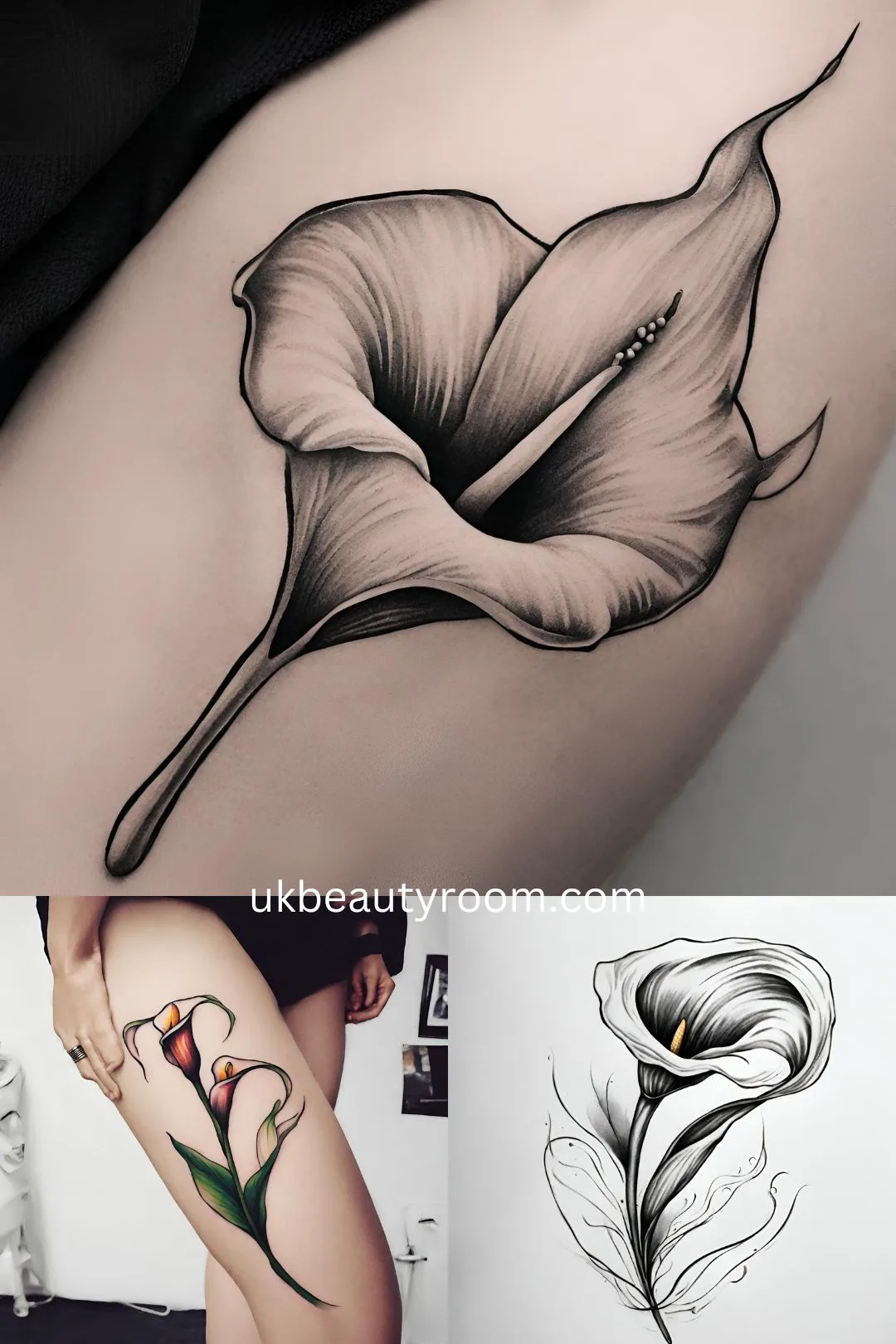 Calla Lily - flower tattoo ideas