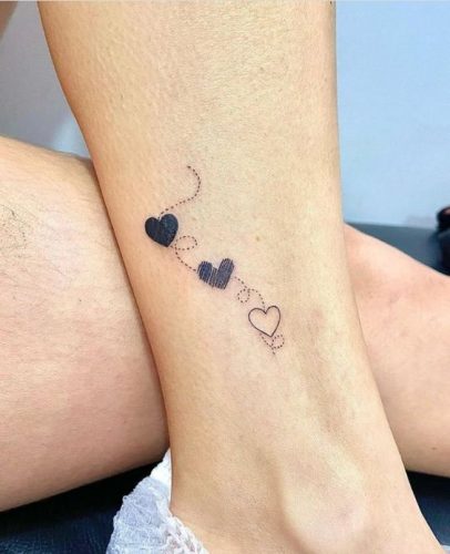 18 Three Hearts Tattoo Ideas for 2024