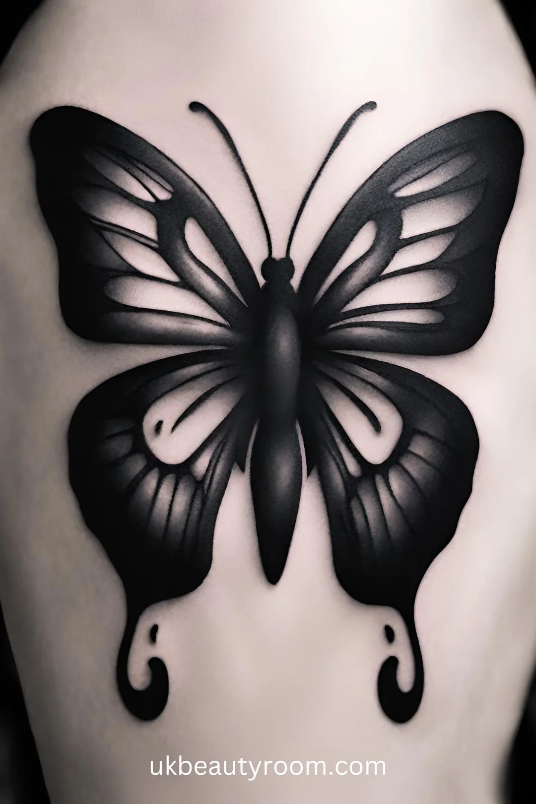 Butterfly Silhouette Tattoo