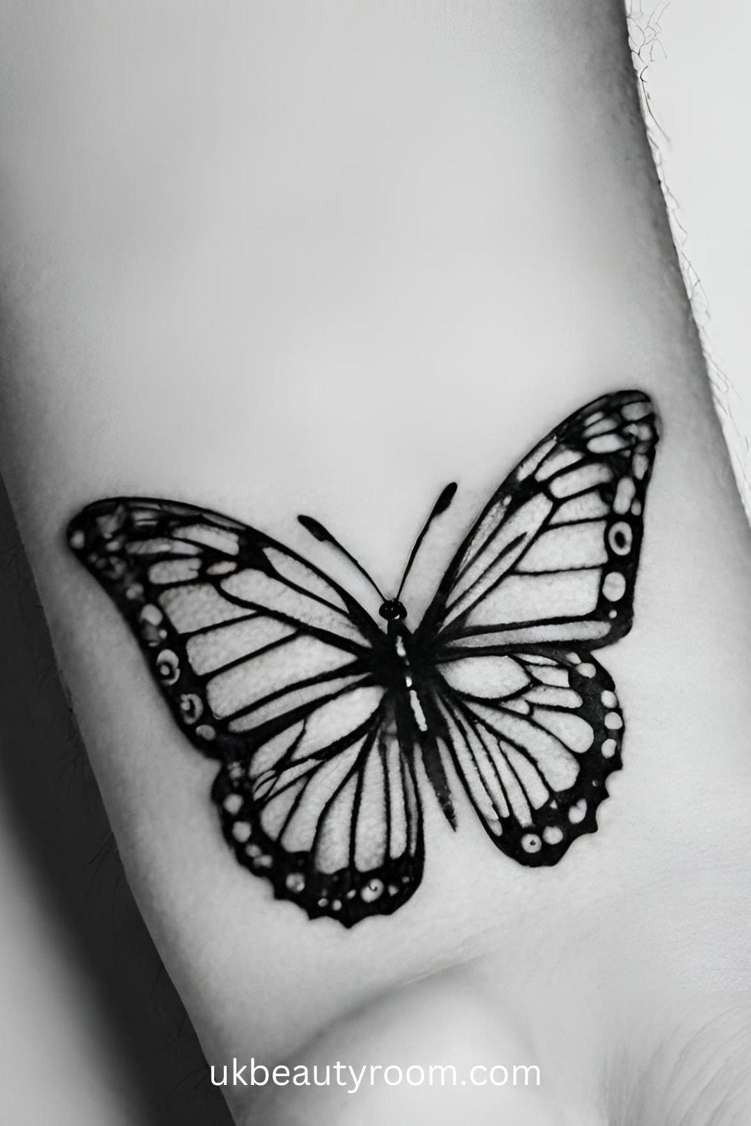 Butterfly Tattoo Stencil