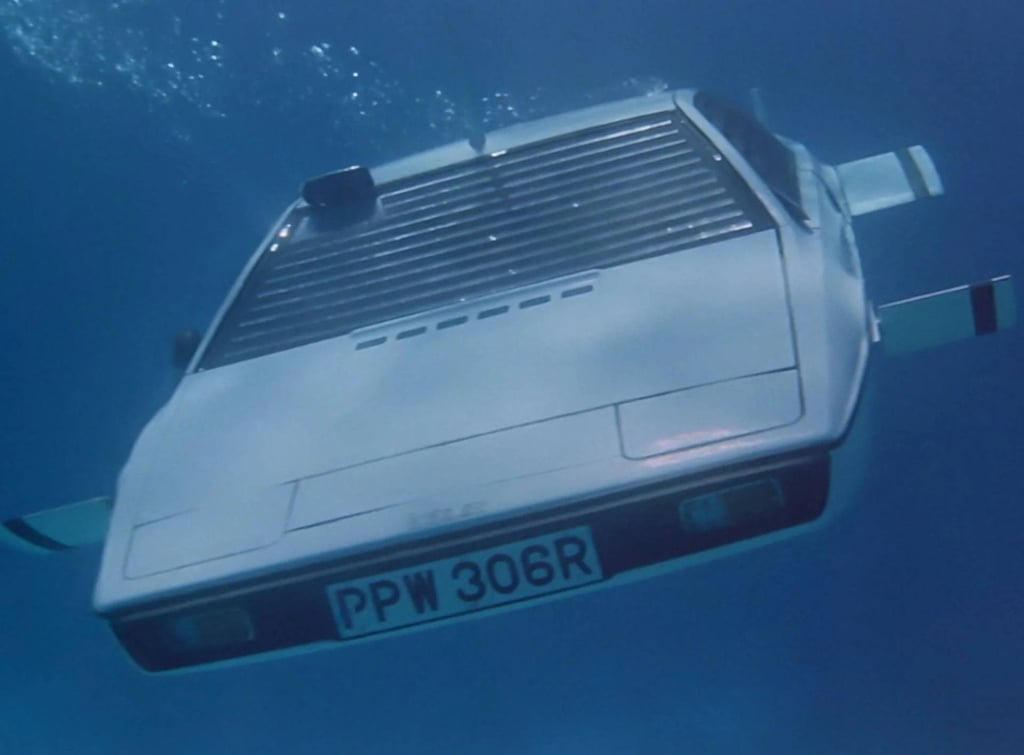 The Lotus Esprit submarine car from the JamesBond film The Spy Who Loved Me. Photo: 007.com