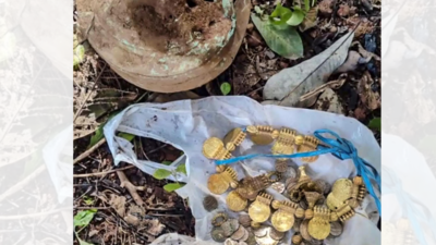 Group of workers find ancient gold and silver treasures in Kerala's Kannur district